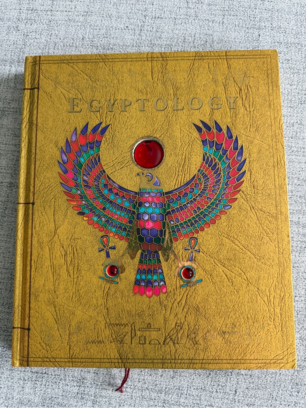 Egyptology Gold Hardcover Interactive Table Book
